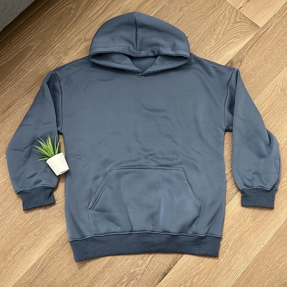 Blue Basic Hoodie